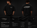 COAST Oversized Tee - Vintage Black